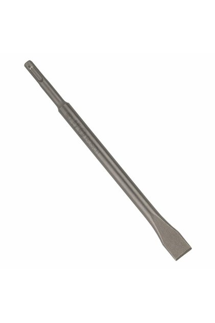 إزميل SDS-plus مسطح 20 × 250 مم، حافة قطع 20 مم، طول 250 مم، فولاذ مقوى عالي الجودة، لأعمال الهدم الخفيف والتصحيح في الخرسانة والبناء، يناسب مطارق SDS-plus الدوارة.