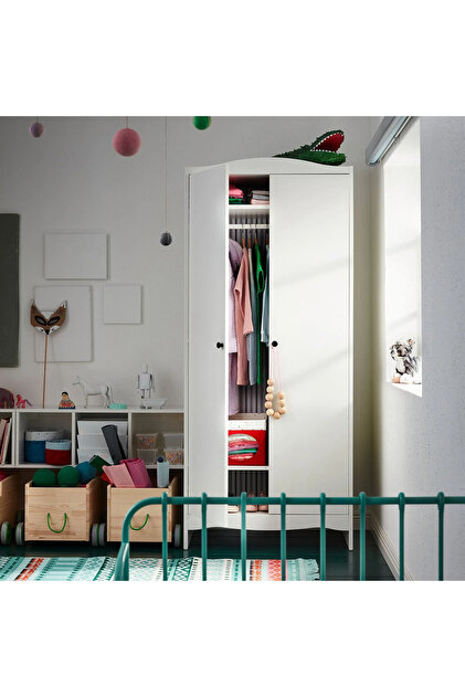 GAGAMIRANO（白） IKEA Smågöra Beyaz 80x50x187 Cm Çocuk Gardırobu - Fiyatı, Yorumları