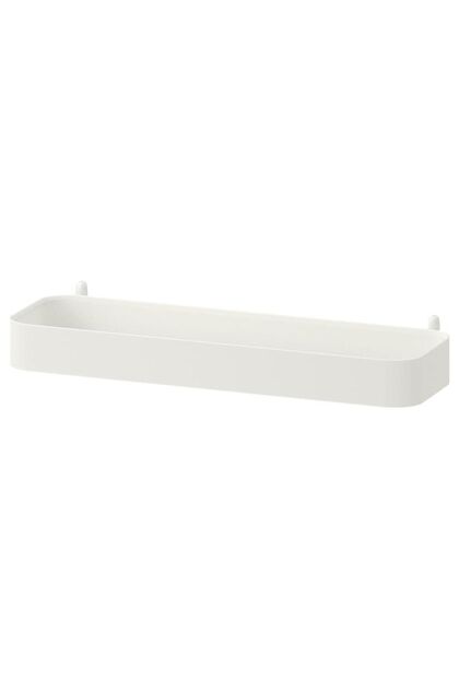 Skadis Steel Shelf Board Piece - 28 cm Width, 9 cm Depth, Height: 3 cm