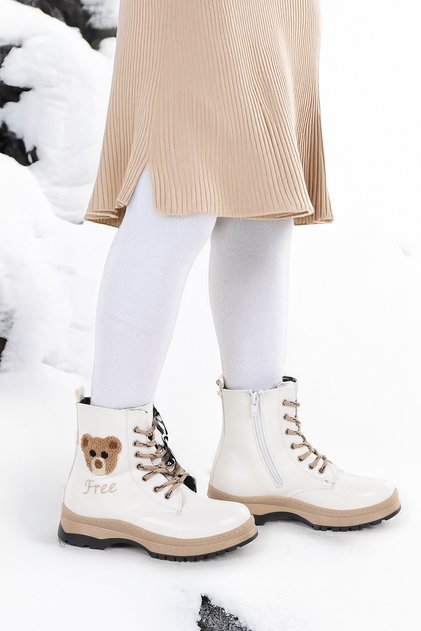 Thermo Sole Girls' Boots 625 Wrinkled Skin