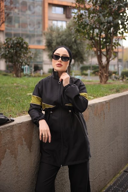 Women's Tracksuit Set Double Set with Zipper