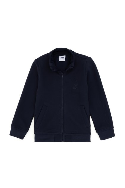 Erkek Çocuk Fermuarlı Lacivert Sweatshirt 50290751-VR033