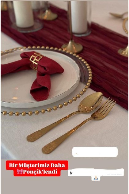 6 ADET GOLD BONCUKLU SUPLA