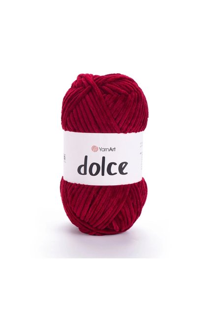 Dolce 752 Claret Red Velvet Hand Knitting Thread