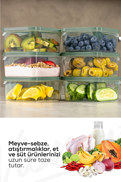 Vienev 12'li 350 ml Buzdolabı Dondurucu Organizer Mikrodalga Ve