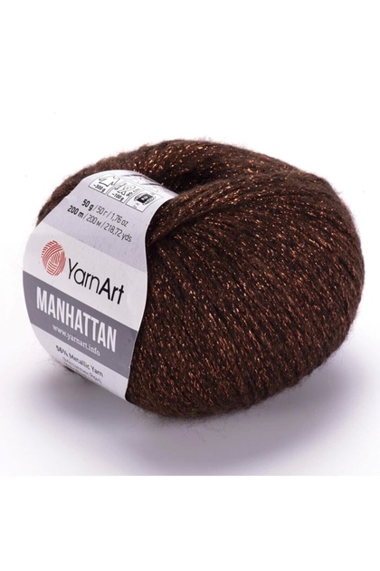 Manhattan - Glittered Hand Knitted Thread Tile-912