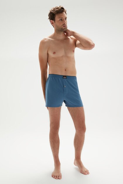 Erdem Indigo Combed Cotton Boxer 1400