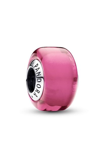 Pembe Mini Murano Cam Charm