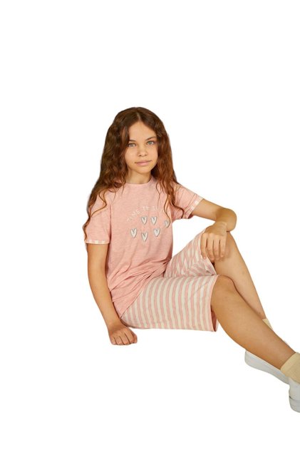 Girl's Pink Pajama Set - 806