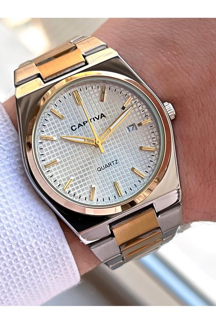 Steel Band Calendar Dial Boxed Series Men's Wrist Watch C01.Es05