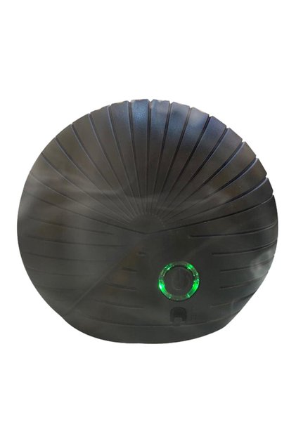 Portable Rechargeable Electric Incense Burner with Mini USB Port, Seashell Design, Black