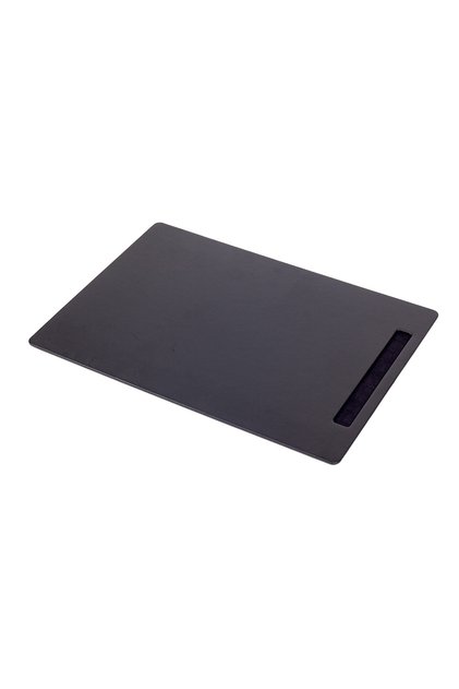 Leather Meeting Range Plain Black Vertical Pen Section 49x34cm