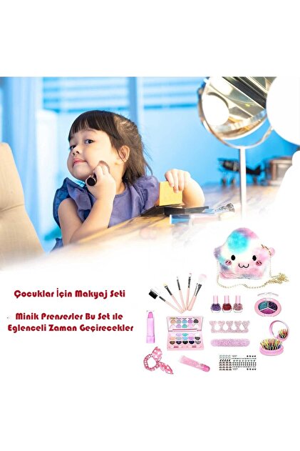 Bloomie's Bloomie Çocuk Güzellik Seti Sürülebilir, Çoklu Makyaj