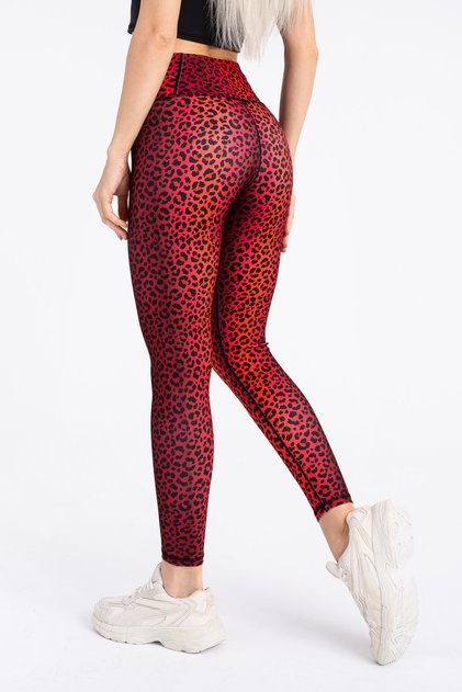 Sports Leggings Patterned Leopard Luxe