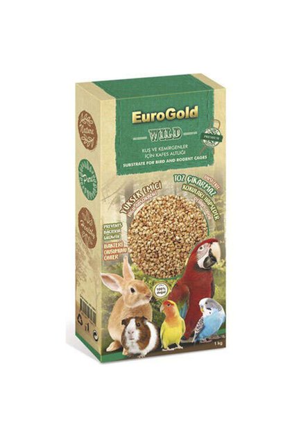 PETLOVEBUTİK KAFES ALTLIĞI 1KG MISIR KOÇANI KUŞ TAVŞAN HAMSTER GİNEPİG