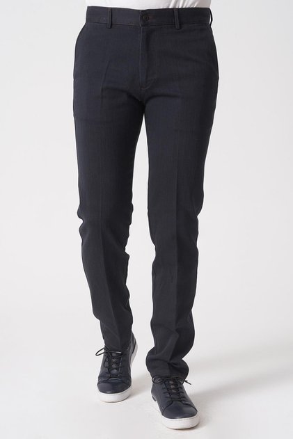 Whitw Stone Brasília P1032 Cosmos pamučne uske pantalone crne
