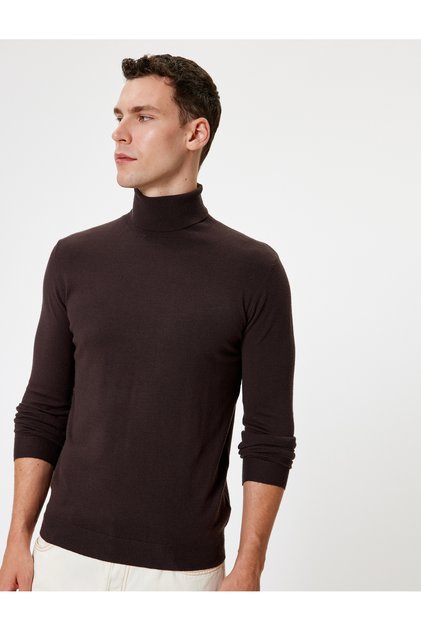 Basic Sweater Turtleneck Knitwear Long Sleeve