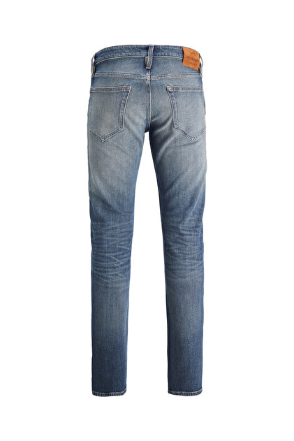 Jack & Jones Jjımıke Jjcooper Cj 189 Mavi Erkek Jean Pantolon