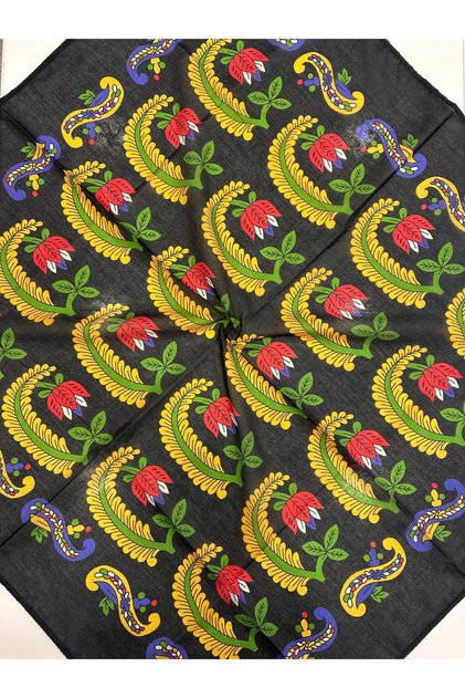 Ethnic Pattern Digital Printed Stitching Authentic Bellows Cover Cock Tail 100X100