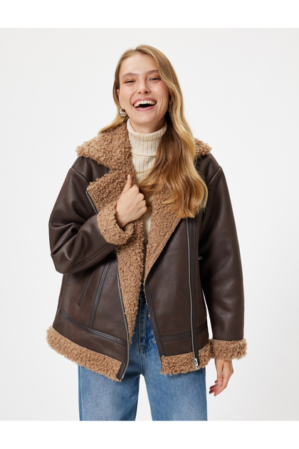 Women's Clothing Jacket 5Wak20163Ew Brown