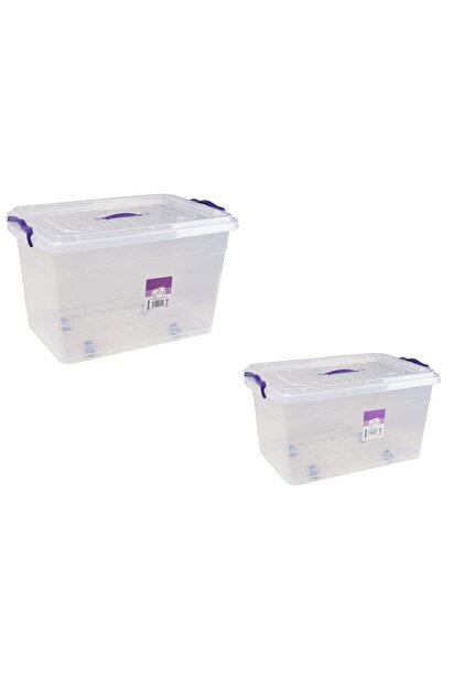 Hobby Box Storage Container 50-70 Lt Set of 2 (with Wheels)