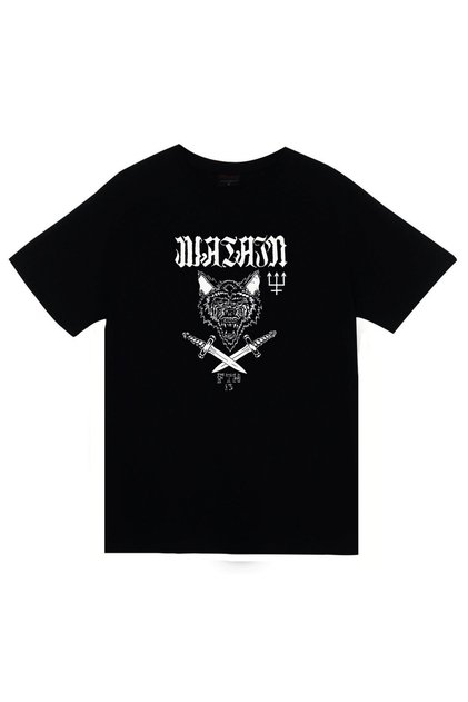 Watain Printed Unisex 100% Cotton Black T-Shirt