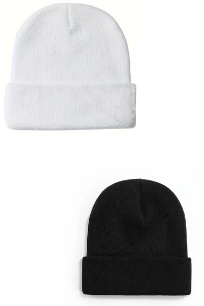 Set de 2 berete de bază unisex