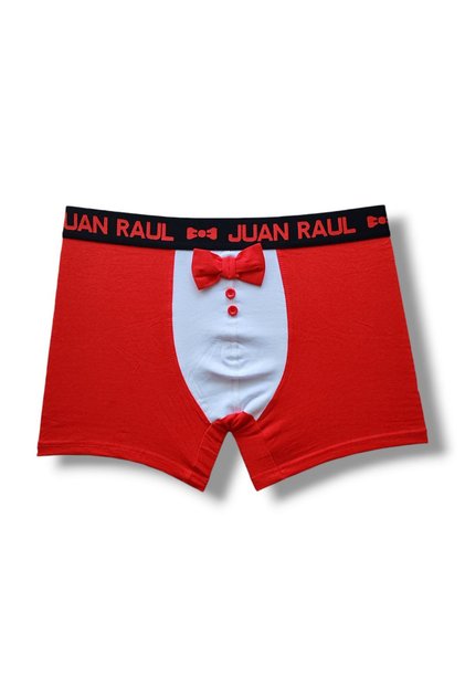 Cadou pentru bărbați Boxer cu papion roșu