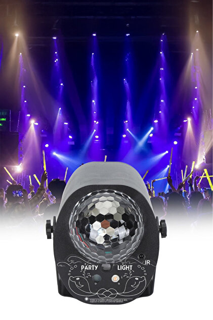 Quenlite QD-14 Renkli 3in1 Sahne Led Efekt ve Lazer Işık 16 Çeşit