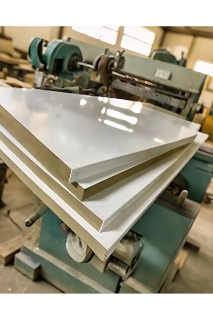 18 mm özel ölçü dolap içi raf mdf’lam beyaz