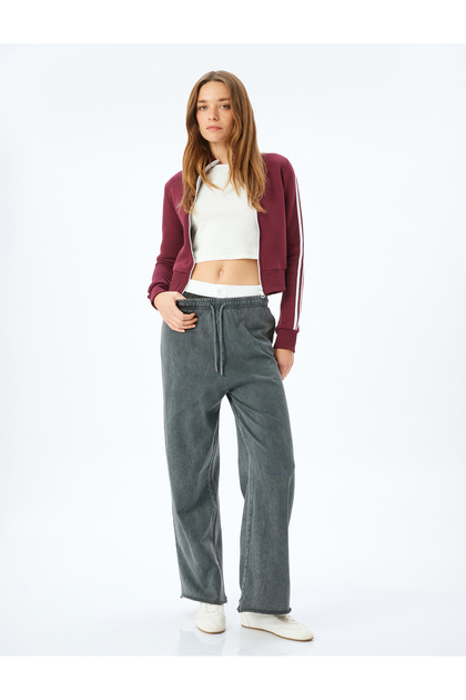 Faded Effect Sweatpants