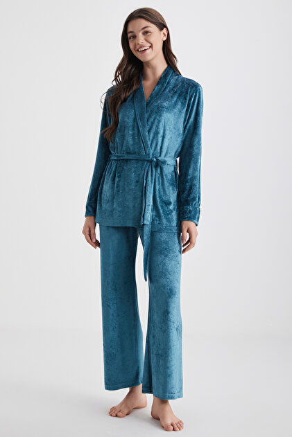 Soft textured pajama set