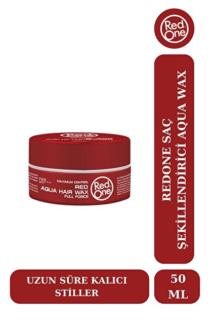 Red One Redone Aqua Hair Wax (KIRMIZI) 50 ml - Fiyatı, Yorumları