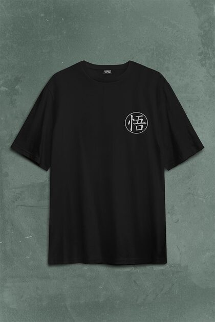 Dragon Ball Z Son Goku Back Front Printed Oversize T-Shirt Unisex T-shirt