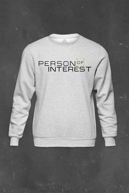 Gray Sweatshirt Series Movie Person Of Interest You Are Being Watched Printed Unisex Sweat
