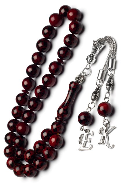 Men's Mosaic Powder Amber Rosary