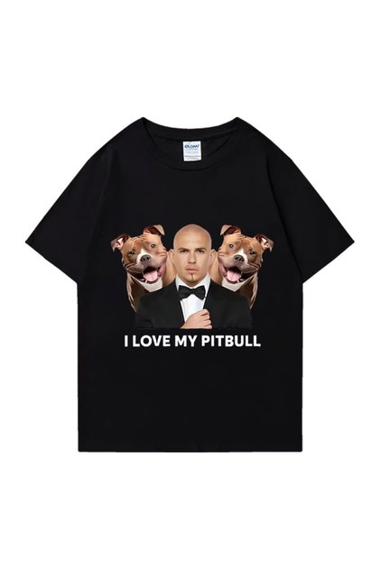 I Am My Pitbull Funny Meme T-Shirt Men Women Fashion Trend Hip Hop Short Sleeve T-Shirts Casual
