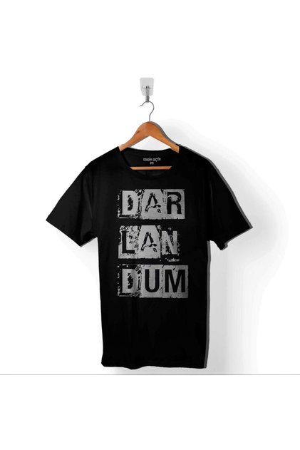 Black Sea Printed Darlandum Unisex Tracksuit T-Shirt