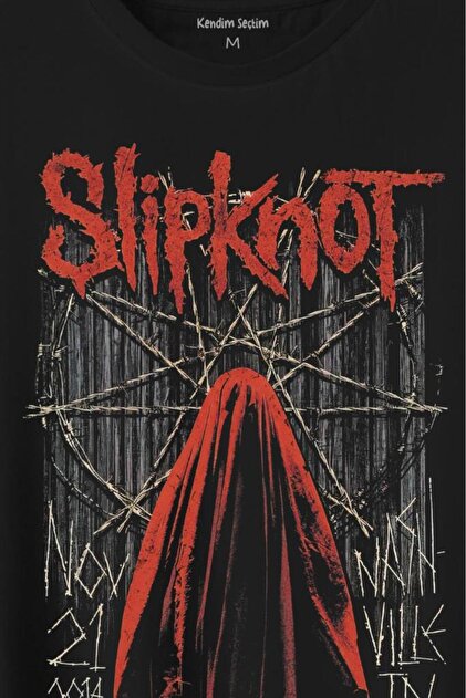 Kendim Seçtim Slipknot Metal Müzik Rock Music Baskılı Tişört