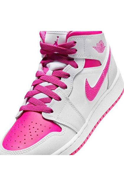 靴 Nike Air Jordan 1 Mid Bred Text (GS)25cm Nike Air Jordan 1 Mid “Bred”】ナイキ エア ジョーダン 1 ミッド
