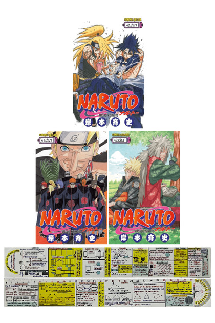 Gerekli Şeyler Yayıncılık Naruto 53-54-55-56-57 manga seti (5