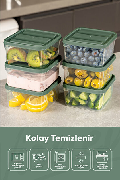 Vienev 12'li 350 ml Buzdolabı Dondurucu Organizer Mikrodalga Ve