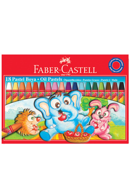 18 piece pastel paint cardboard box