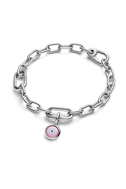 İşleme Yapılabilir Kem Göz Murano Camı Mini Sallantılı Charm