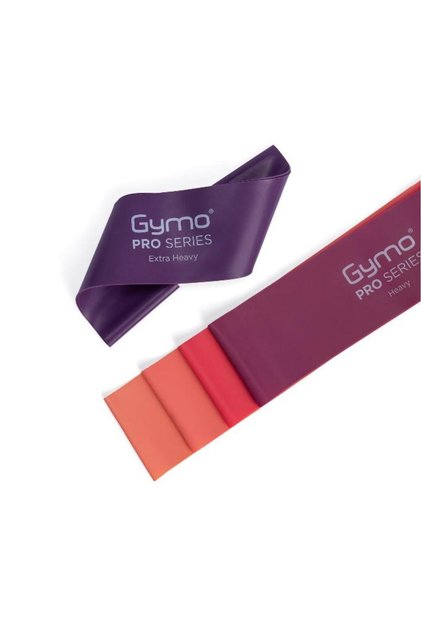 Pro Series ljubičaste fitnes pilates trake za istezanje - set od 5, 7,5 cm otpornih traka od Torba
