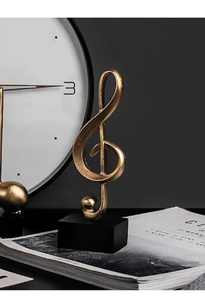 Ev Dekor Sol Anahtarı Dekoratif Sanat Nota El Sanatları Oturma Odası Masa Süsleri