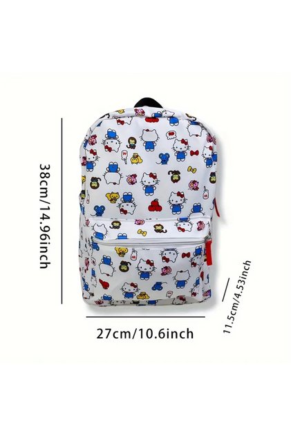 Children's Backpack with Figure White Af258477
