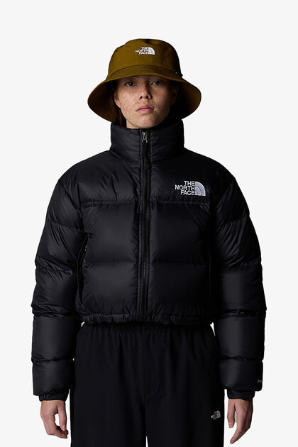 The North Face W Nuptse Short Kadın Siyah Mont Nf0a5ggekx71