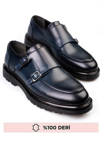 Genuine Leather, Eva Sole, Saddled, Leather Men's Shoes