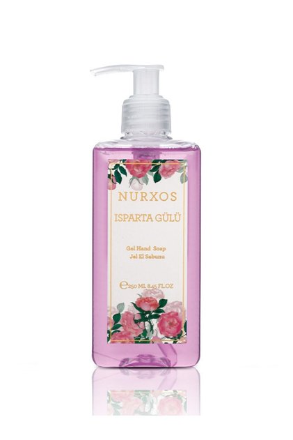 Isparta Rose Gel Hand Soap 250 ml – Floral Woody Perfumed Liquid Soap - 9517